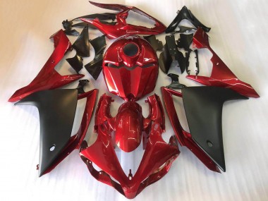 Buy 2007-2008 Yamaha YZF R1 Motorcycle Fairings - Red Matte Black UK