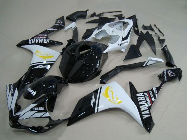 Buy 2007-2008 Yamaha YZF R1 Motorcycle Fairings - White Black Yellow Dolphin UK