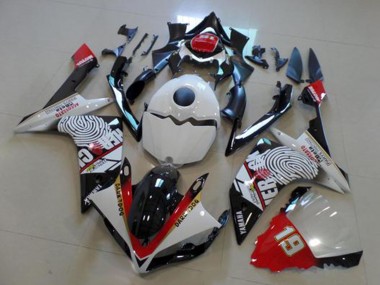 Buy 2007-2008 Yamaha YZF R1 Motorcycle Fairings - White Red Black Yellow Dark Dog UK