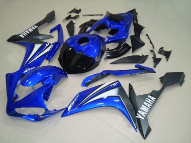 Buy 2007-2008 Yamaha YZF R1 Motorcycle Fairings - Blue White Black UK