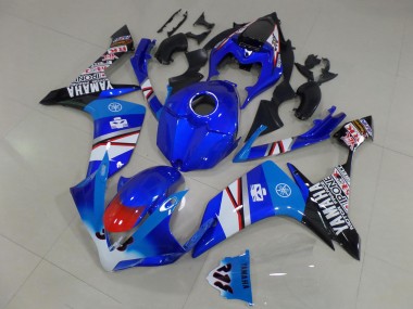 Buy 2007-2008 Yamaha YZF R1 Motorcycle Fairings - Blue White Red Black UK