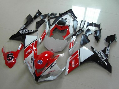 Buy 2007-2008 Yamaha YZF R1 Motorcycle Fairings - White Red Black Petronas Goxel UK