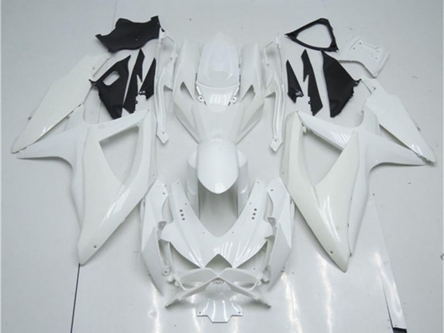 2008-2010 Suzuki GSXR 600/750 Motorcycle Fairing - White UK