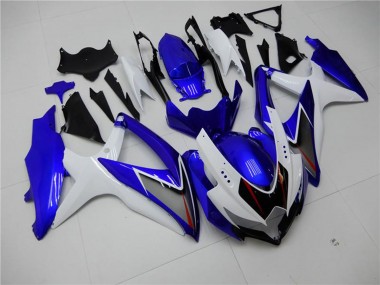 Buy 2008-2010 Suzuki GSXR 600/750 Motorcycle Fairings - White Blue Black Red Line UK
