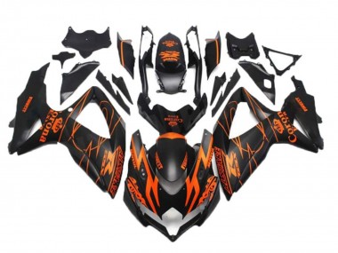 Buy 2008-2010 Suzuki GSXR 600/750 Motorcycle Fairings - Matte Black Orange Alstare Corona Motul UK