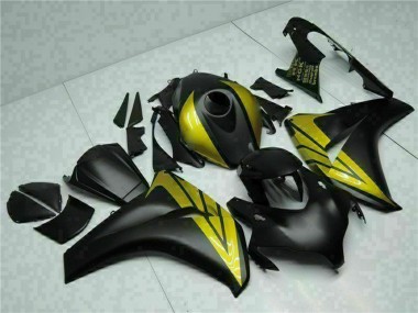 Buy 2008-2011 Honda CBR1000RR Motorcycle Fairings - Matte Black Gold UK