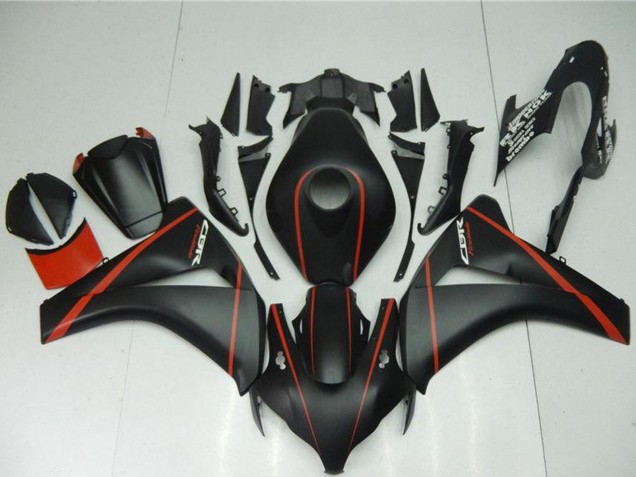 2008-2011 Honda CBR1000RR Motorcycle Fairings - Matte Black Red UK