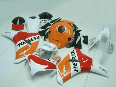 Buy 2008-2011 Honda CBR1000RR Motorcycle Fairings - Orange White Red Black Repsol UK
