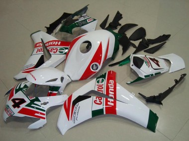 Buy 2008-2011 Honda CBR1000RR Motorcycle Fairings - White Red Dark Green Castrol UK