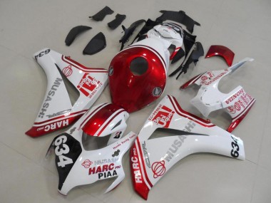 Buy 2008-2011 Honda CBR1000RR Motorcycle Fairings - White Red Black HARC Pro PIAA 634 UK