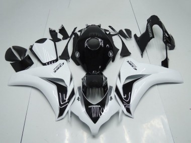 Buy 2008-2011 Honda CBR1000RR Motorcycle Fairings Kit - White Glossy Black UK