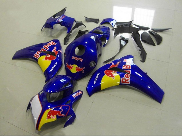 2008-2011 Honda CBR1000RR Motorcycle Fairings - Blue Yellow White Red Bull UK