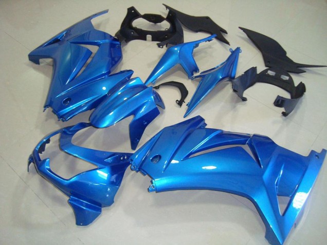 2008-2012 Kawasaki ZX250R Motorcycle Fairings - Light Blue OEM Style UK