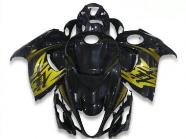Buy 2008-2020 Suzuki GSXR 1300 Hayabusa Motorcycle Fairings - Glossy Black Yellow UK