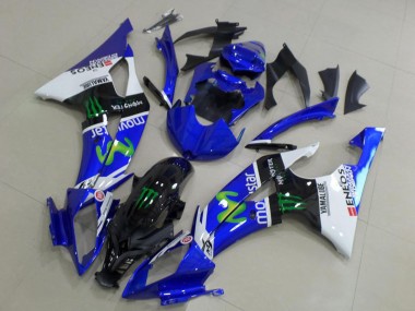 Buy 2008-2016 Yamaha YZF R6 Motorcycle Fairings - White Blue Glossy Black Green Monster MoviStar UK