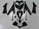 2009-2011 Kawasaki EX650 Motorcycle Fairings - Matte Black Red Stripe UK
