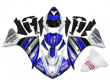 Buy 2009-2011 Yamaha YZF R1 Motorcycle Fairings - White Blue Black Yamalube ENEOS M1 UK