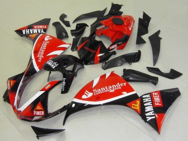 Buy 2009-2011 Yamaha YZF R1 Motorcycle Fairings - Red Black White Santander Fimer UK