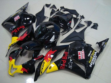 Buy 2009-2012 Honda CBR600RR Motorcycle Fairing - Glossy Black Yellow Red Bull UK