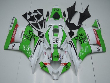 Buy 2009-2012 Honda CBR600RR Motorcycle Fairings - White Green Red Go Fun UK