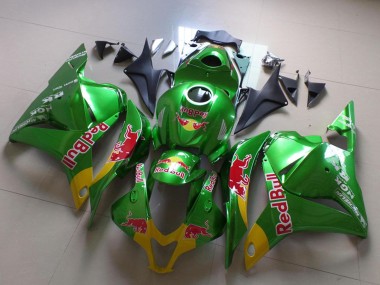 Buy 2009-2012 Honda CBR600RR Motorcycle Fairings - Green Yellow Red Bull UK