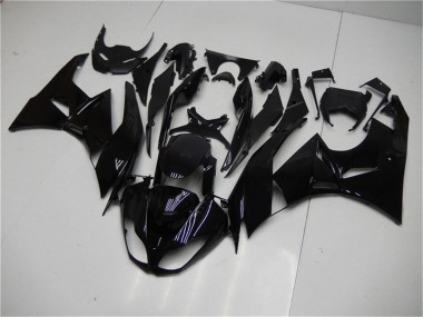 Buy 2009-2012 Kawasaki ZX6R Motorcycle Fairings - Glossy Black UK