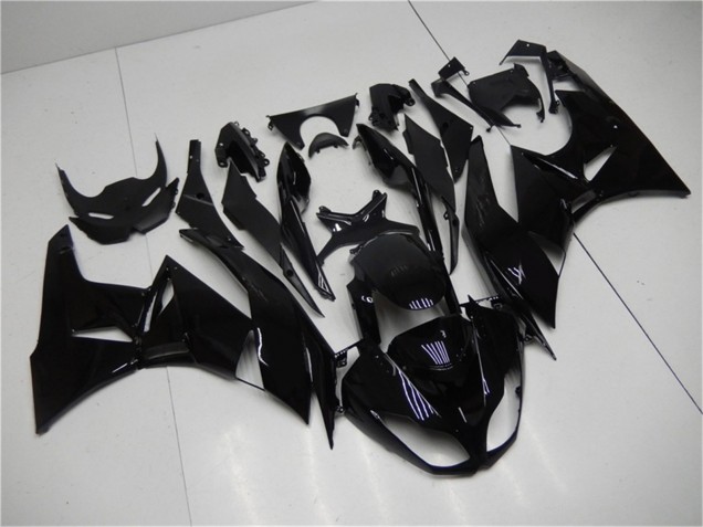 2009-2012 Kawasaki ZX6R Motorcycle Fairings - Glossy Black UK