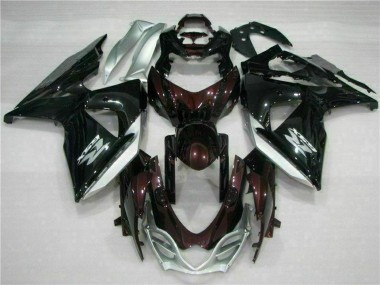 Buy 2009-2016 Suzuki GSXR 1000 Motorcycle Fairings - Glossy Black Silver White UK