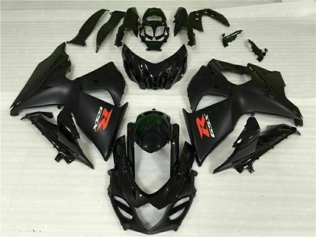 2009-2016 Suzuki GSXR 1000 Motorcycle Fairing - Glossy Black Matte Black UK