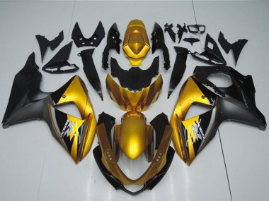 Buy 2009-2016 Suzuki GSXR 1000 Motorcycle Fairings - Gold Matte Black UK
