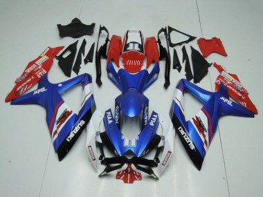 Buy 2009-2016 Suzuki GSXR 1000 Motorcycle Fairings - Blue Red White Piaa Motul UK