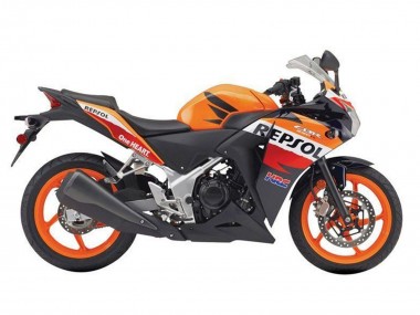 Buy 2011-2015 Honda CBR250RR Motorcycle Fairings - Orange White Red Glossy Black Repsol HRC UK