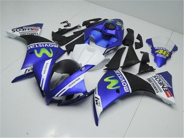 Buy 2012-2014 Yamaha YZF R1 Motorcycle Fairings - Blue White Black Green MoviStar Yamalube ENEOS UK