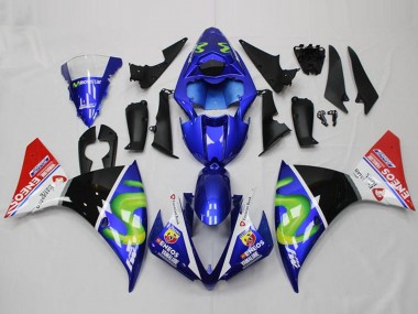 Buy 2012-2014 Yamaha YZF R1 Motorcycle Fairings - Blue White Red Glossy Black Green ENEOS Yamalube UK