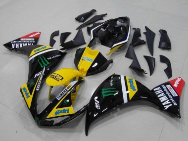 Buy 2012-2014 Yamaha YZF R1 Motorcycle Fairings - Yellow White Black Red Green Monster UK