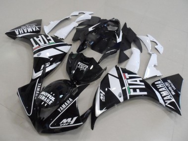 Buy 2012-2014 Yamaha YZF R1 Motorcycle Fairings - White Black Fiat UK