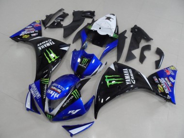 Buy 2012-2014 Yamaha YZF R1 Motorcycle Fairings - White Blue Glossy Black Green Graves Yamalube Monster UK