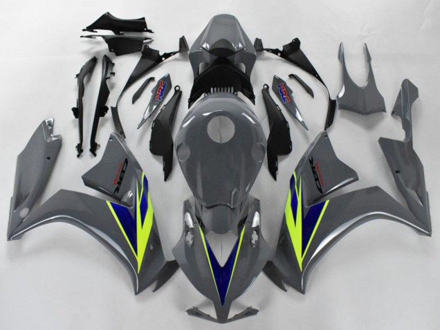 2012-2016 Honda CBR1000RR Motorcycle Fairings - Nardo Grey Blue Fluo Yellow UK