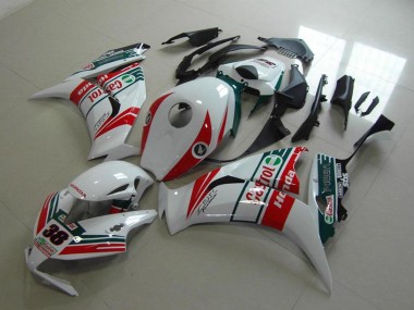 Buy 2012-2016 Honda CBR1000RR Motorcycle Fairings - White Red Green Castrol 38 UK