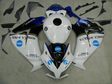 Buy 2012-2016 Honda CBR1000RR Motorcycle Fairings - White Blue Glossy Black Konica Minolta UK