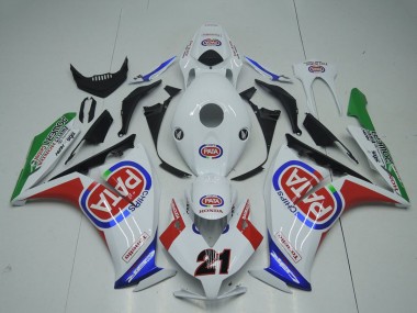 Buy 2012-2016 Honda CBR1000RR Motorcycle Fairings - White Red Blue Green Pata 21 UK