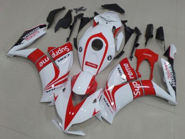 Buy 2012-2016 Honda CBR1000RR Motorcycle Fairings - White Red Black Supreme UK