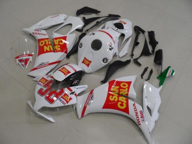 Buy 2012-2016 Honda CBR1000RR Motorcycle Fairing - White Red Yellow San Carlo UK