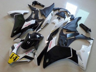 Buy 2013-2015 Honda CBR500R Motorcycle Fairings - White Yellow Glossy Black DENSO UK
