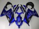 2013-2017 Kawasaki Ninja 300 EX300R Motorcycle Fairings - Blue Black White Flame UK