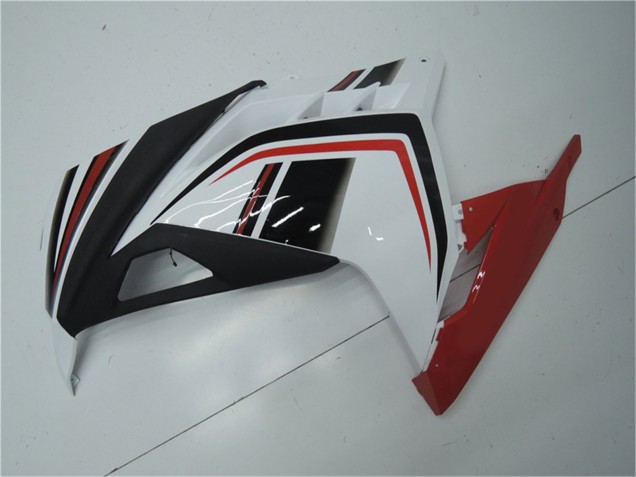 2013-2017 Kawasaki Ninja 300 EX300R Motorcycle Fairings - White Red Black UK