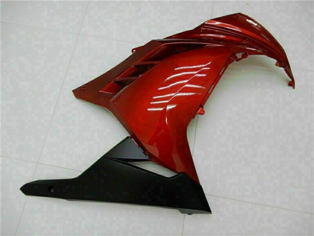2013-2017 Kawasaki Ninja 300 EX300R Motorcycle Fairings - Red Black UK