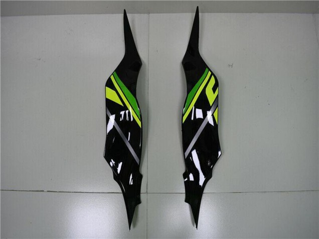 2013-2018 Kawasaki ZX6R Motorcycle Fairings - Green Yellow Glossy Black Matte Black UK