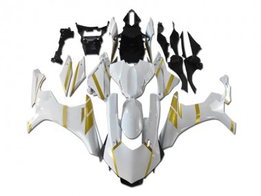 Buy 2015-2019 Yamaha YZF R1 Motorcycle Fairings - White Gold UK
