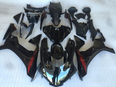Buy 2015-2019 Yamaha YZF R1 Motorcycle Fairings - Glossy Black Red UK